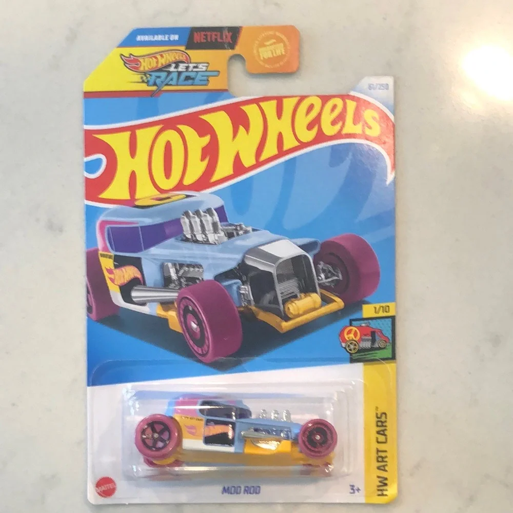 Mattel Hot Wheels Blue and Pink Mod Rod